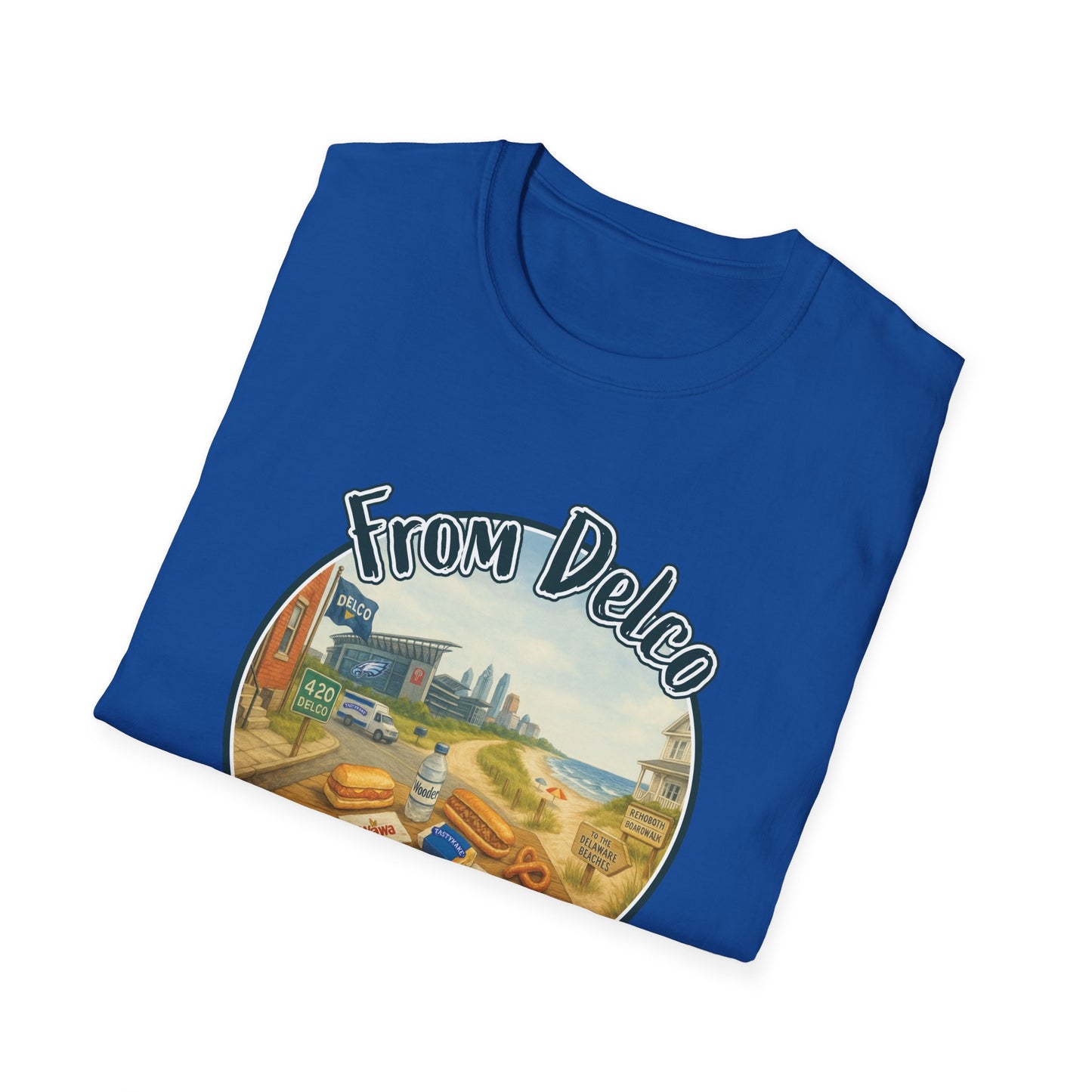 Delco to Delaware Beaches Unisex T-Shirt