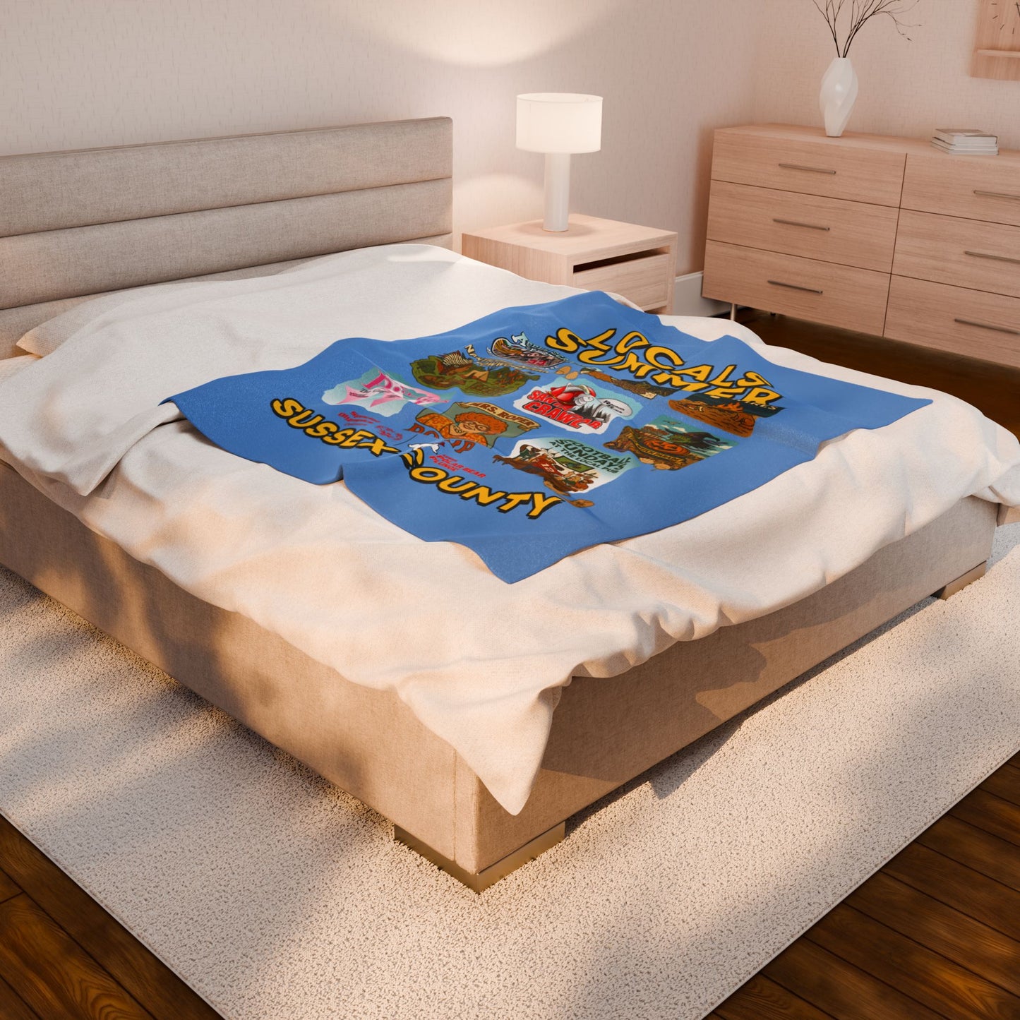 Plush Blanket - Sussex County, Delaware Local Summer Events
