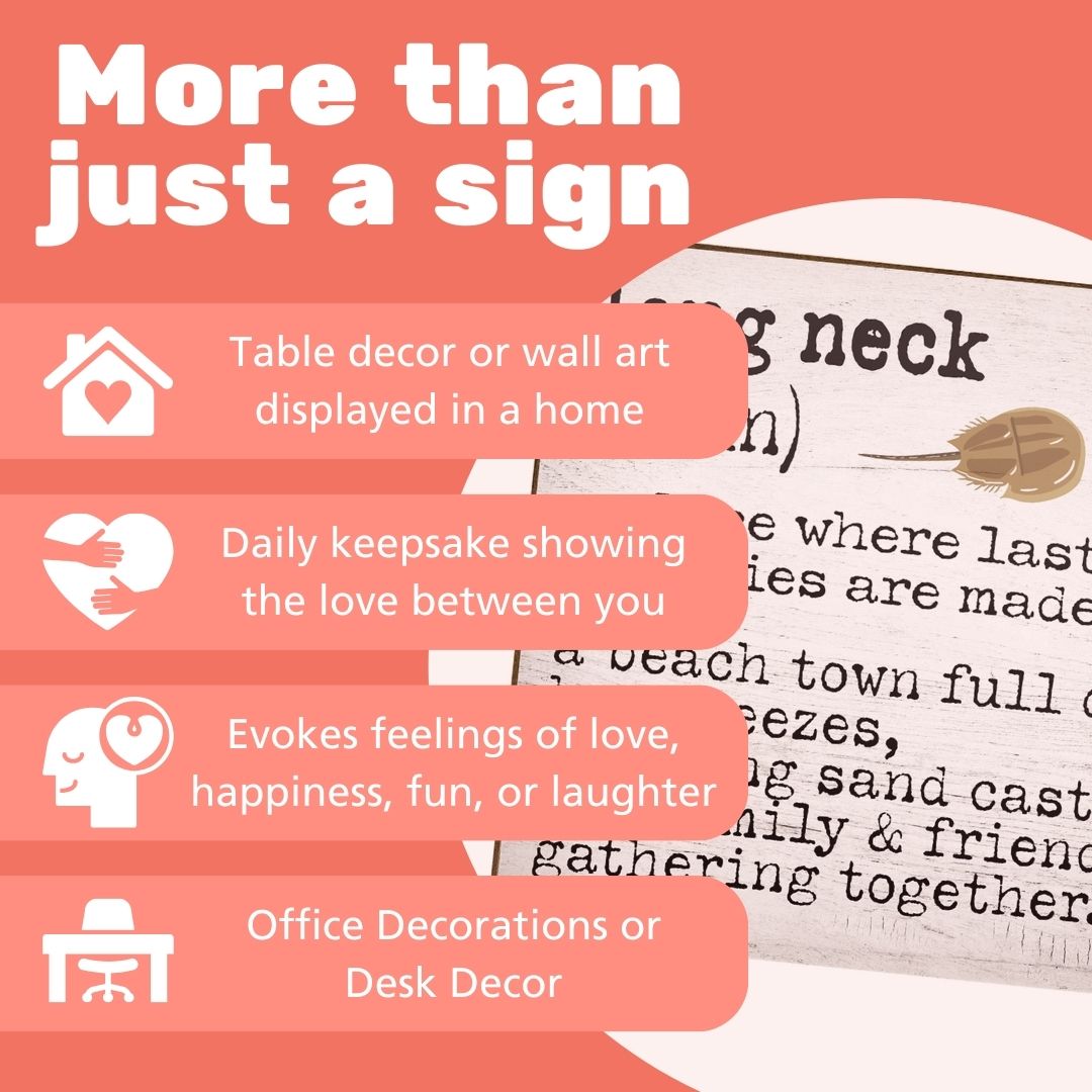 Long Neck Delaware Memories Sign