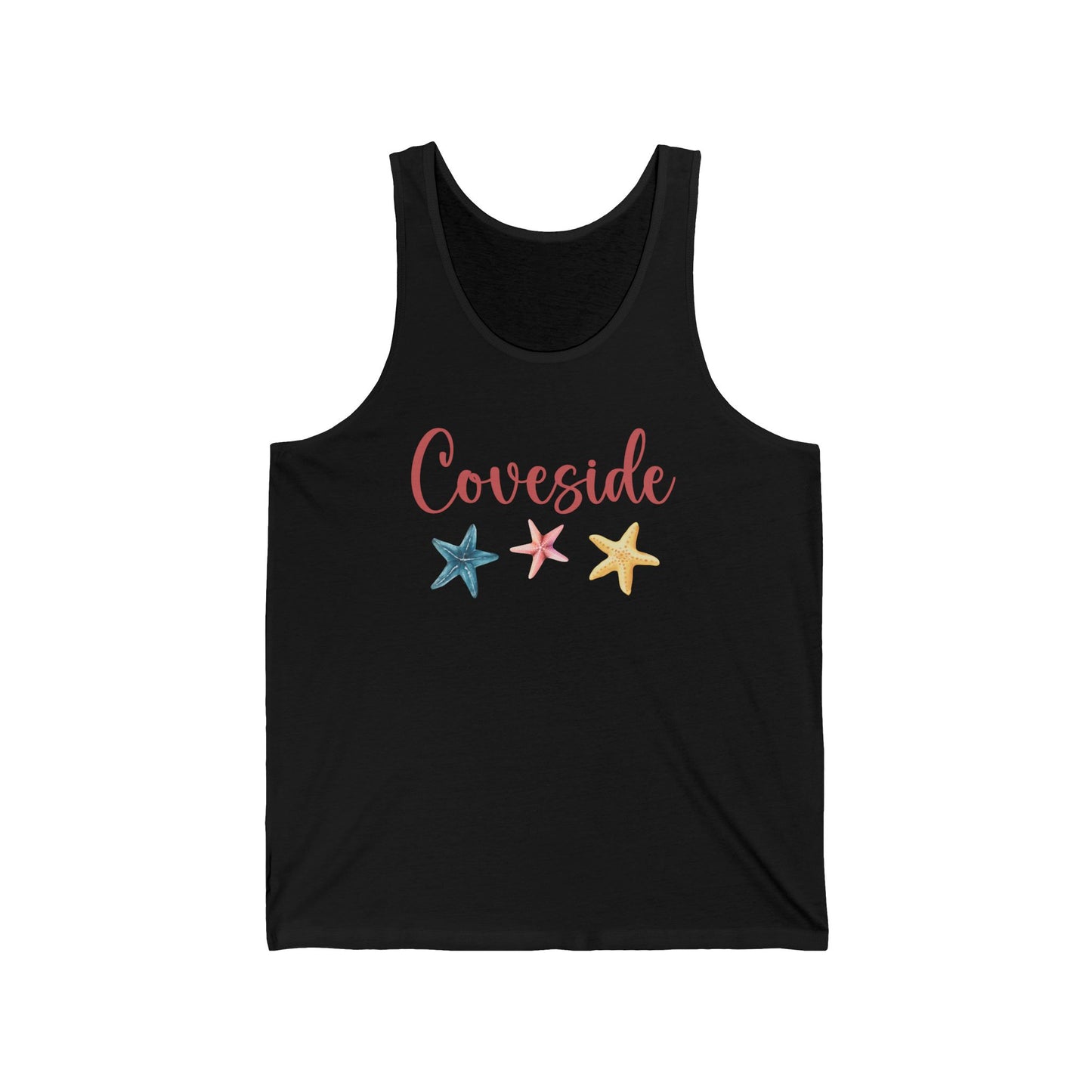 Coveside Starfish Unisex Jersey Tank - Beach Vibes Summer Wear