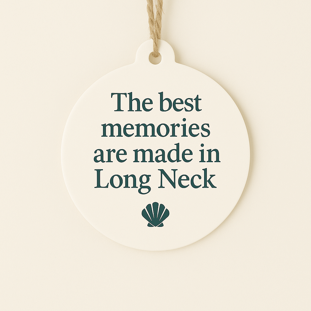 Best Memories are in Long Neck Delaware Ornament