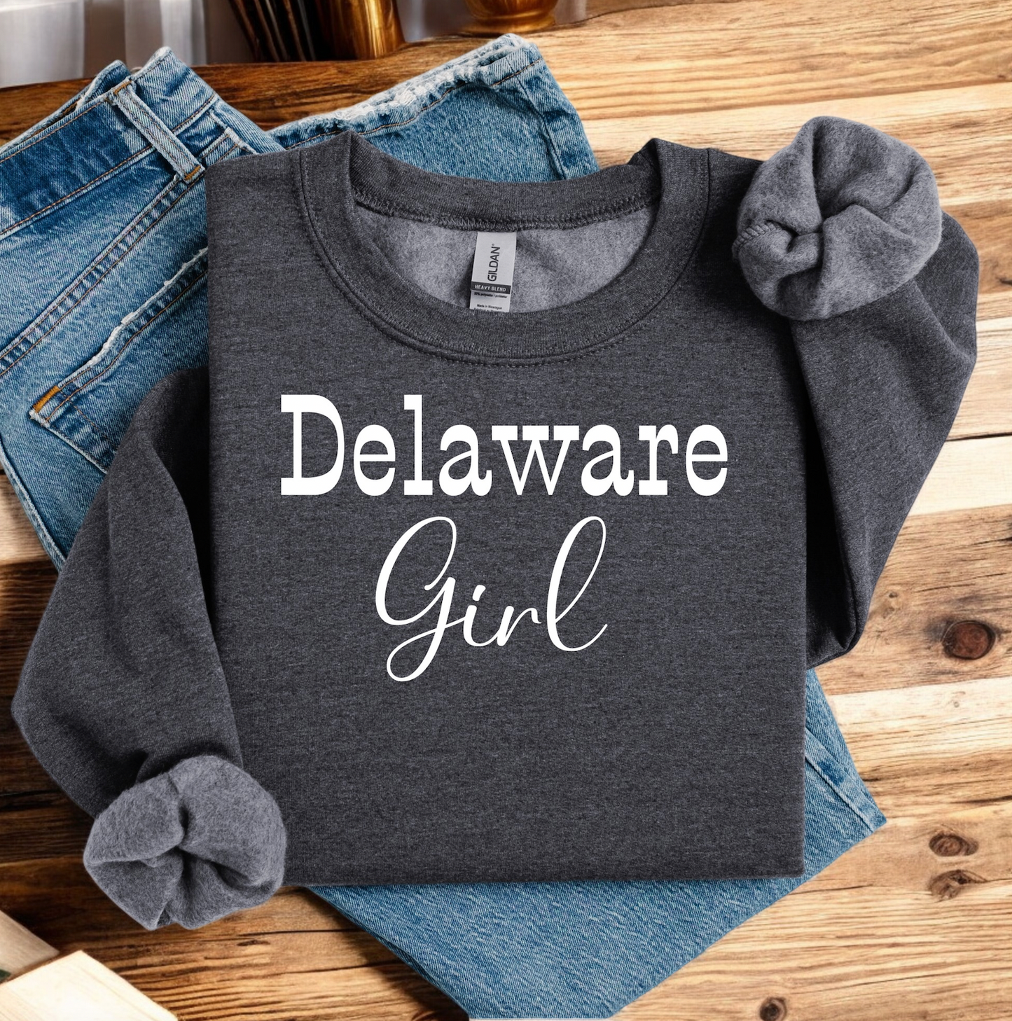 Delaware Girl Crewneck Sweatshirt