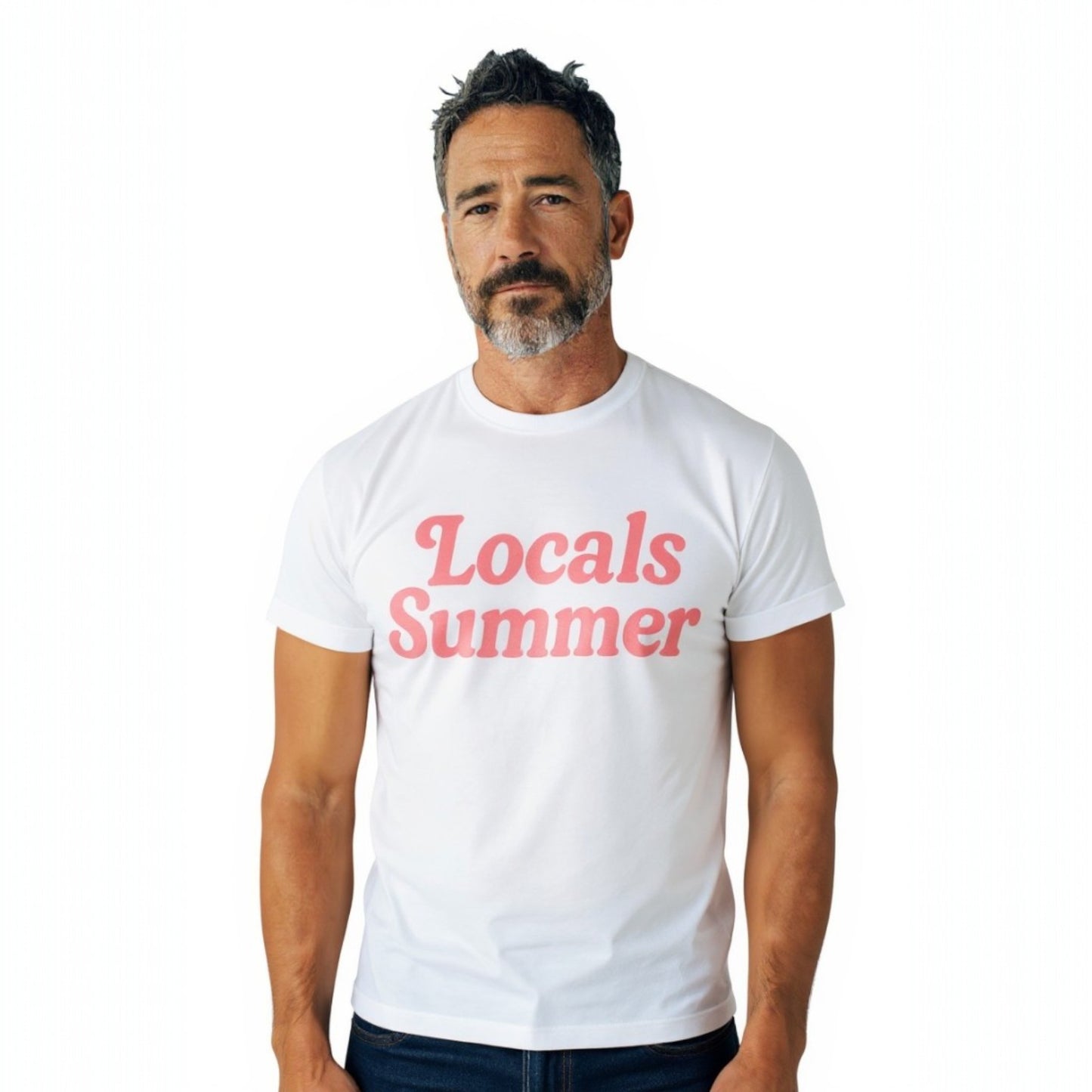 Locals Summer T-Shirt - Beach Town Celebration Tee, Unisex Garment-Dyed Shirt, Tourists Going Home, Beach Vibes Top, Vacation Souvenir