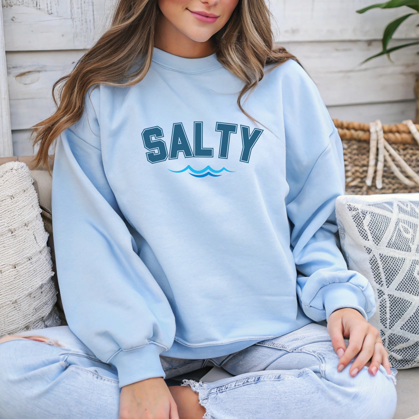 Salty Crewneck Sweatshirt.