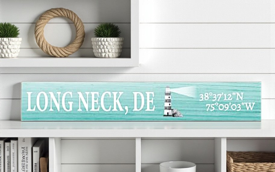 Long Neck DelawareLighthouse Decor, Beach Decoration, Tabletop