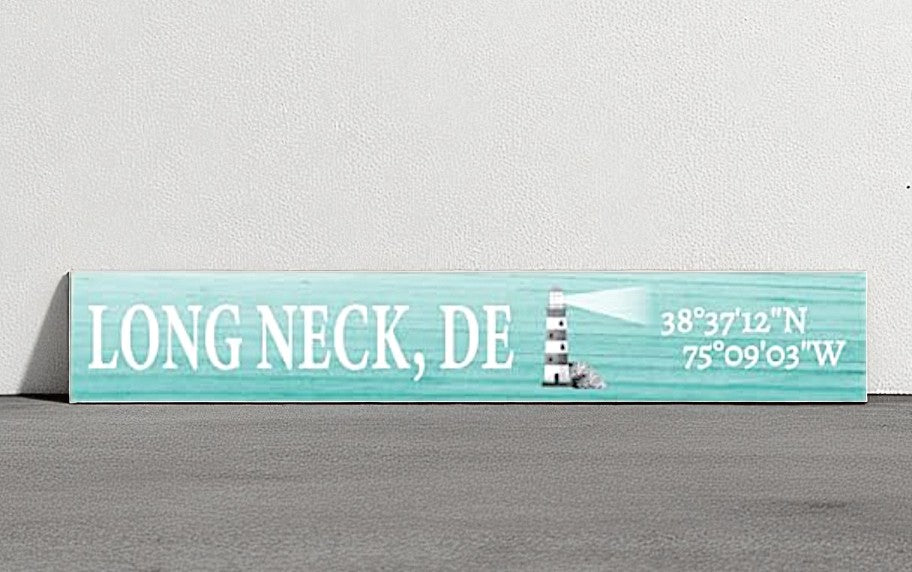 Long Neck DelawareLighthouse Decor, Beach Decoration, Tabletop