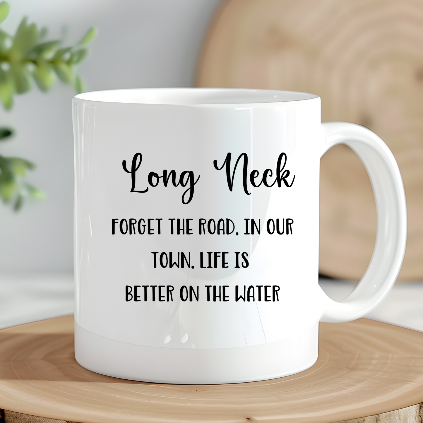 Long Neck, Delaware Coffee Mug - Life on the Water