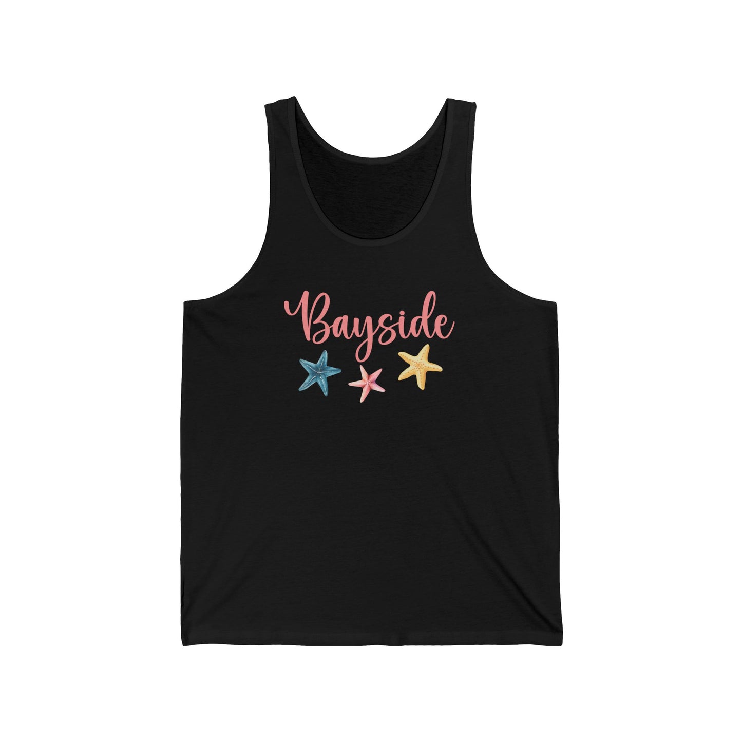 Bayside Starfish Unisex Tank Top - Summer Beach Vibes