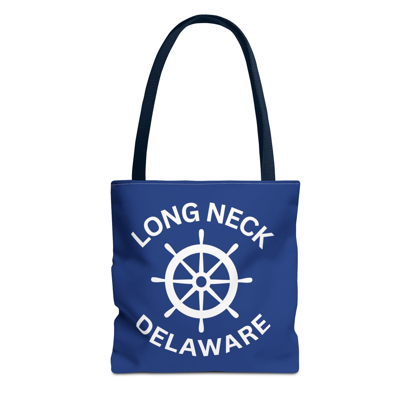 Navy Blue Nautical Tote Bag - Long Neck Delaware