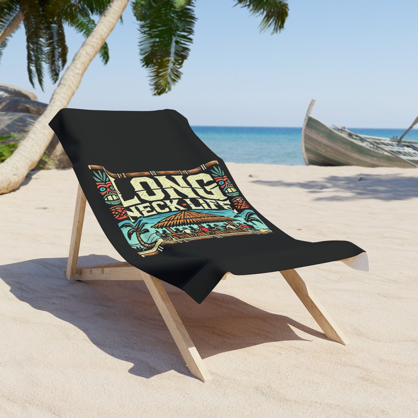 Long Neck Life Beach Towel