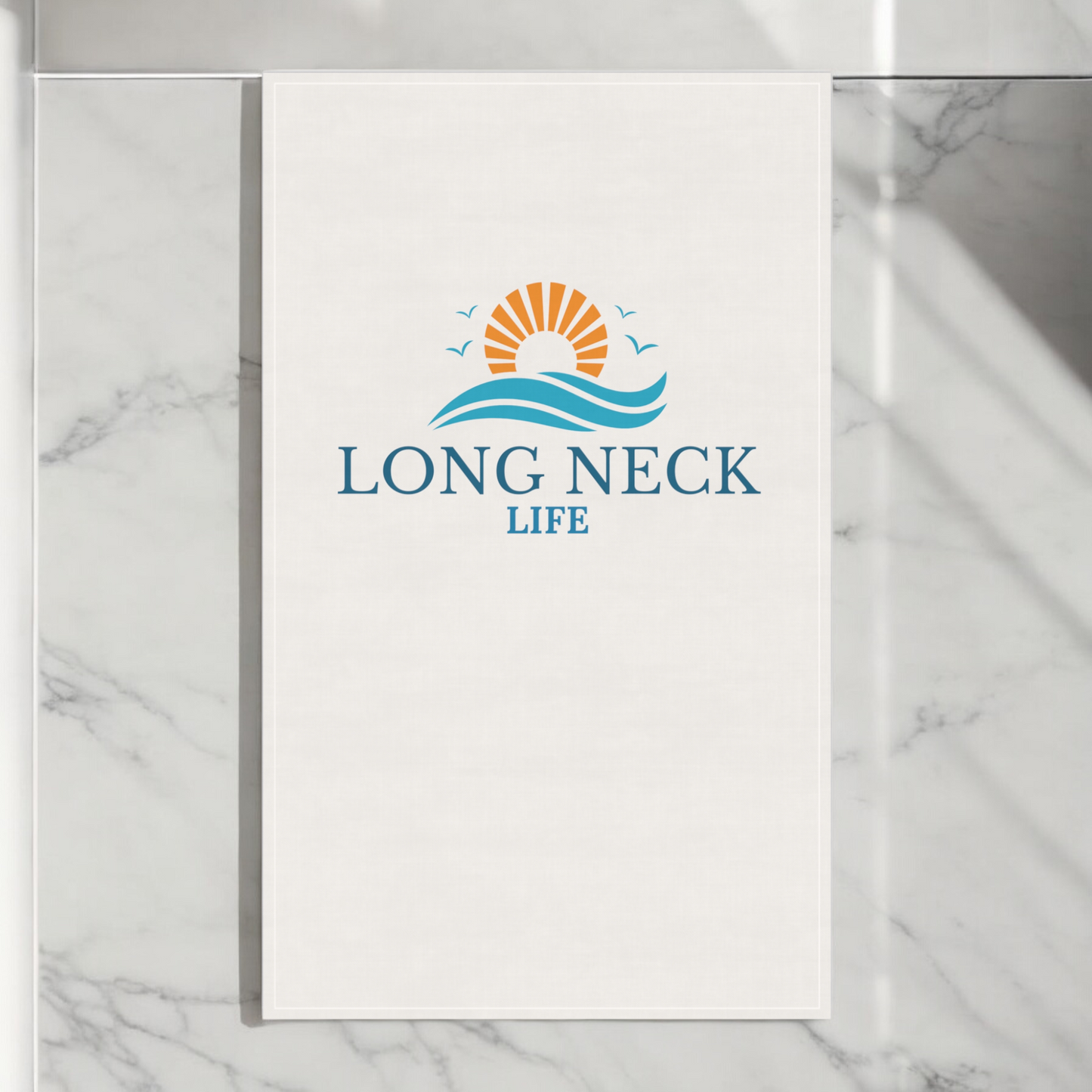 Long Neck Life Kitchen Towel, Delaware