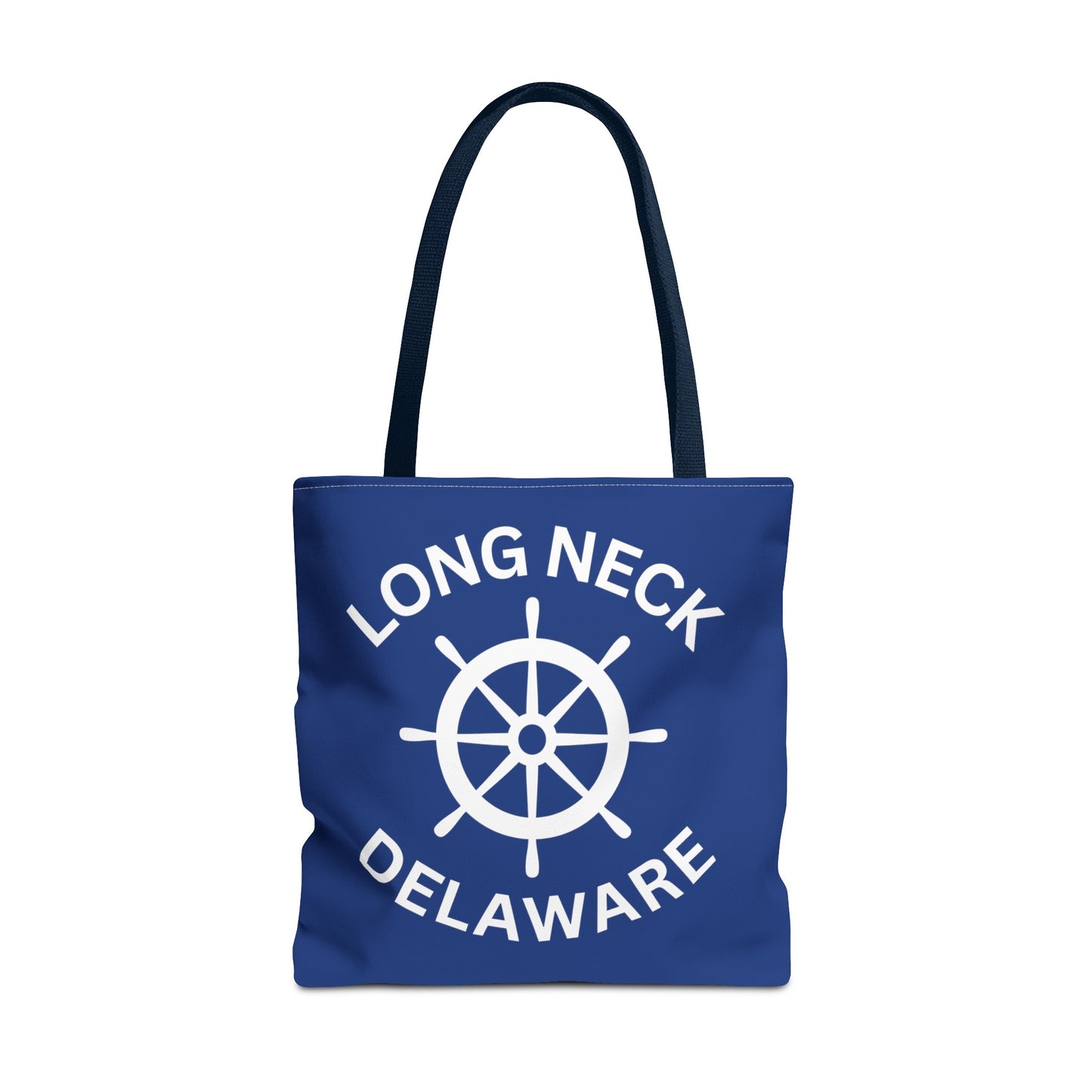 Navy Blue Nautical Tote Bag - Long Neck Delaware