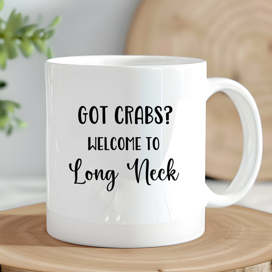 Long Neck, Delaware Coffee Mug - Got Crabs?