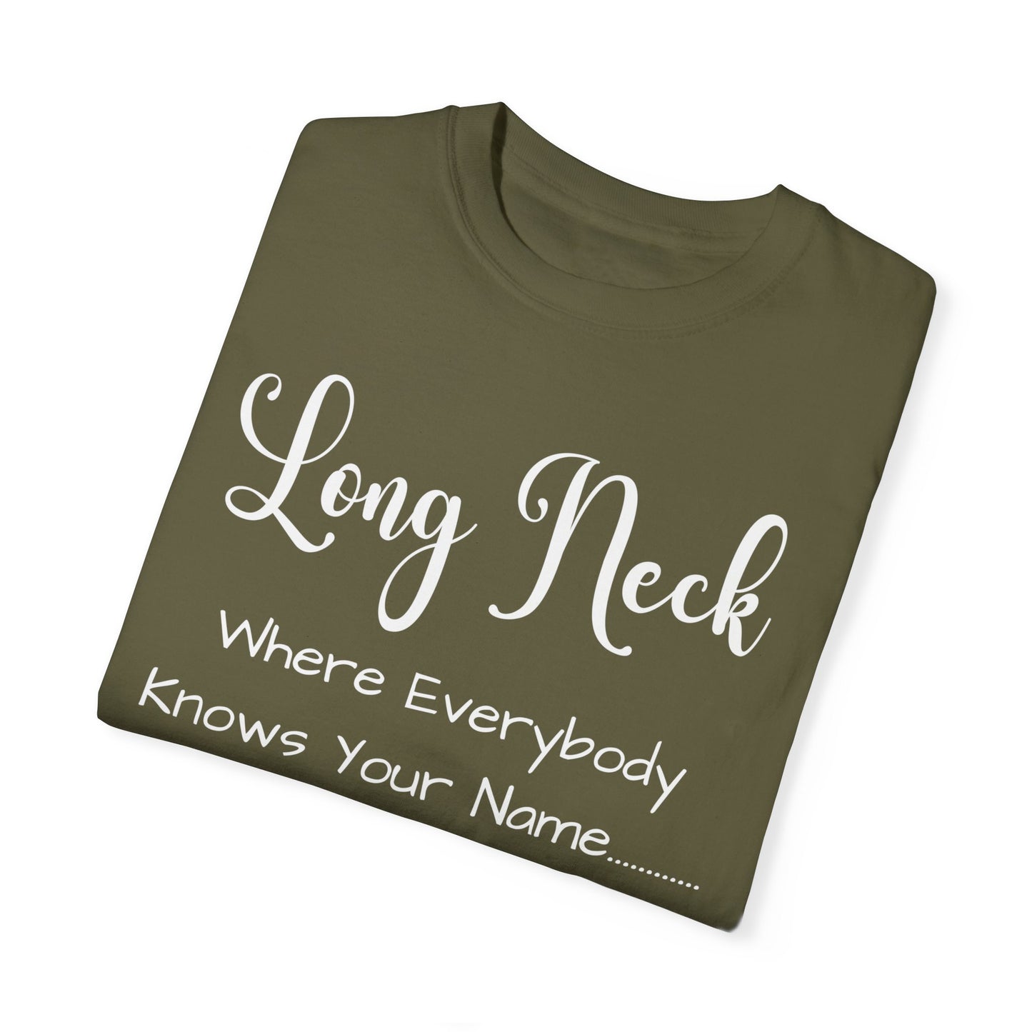 Funny Long Neck, Delaware Tshirt - Where Everyone Knows Your Name - Unisex T-shirt