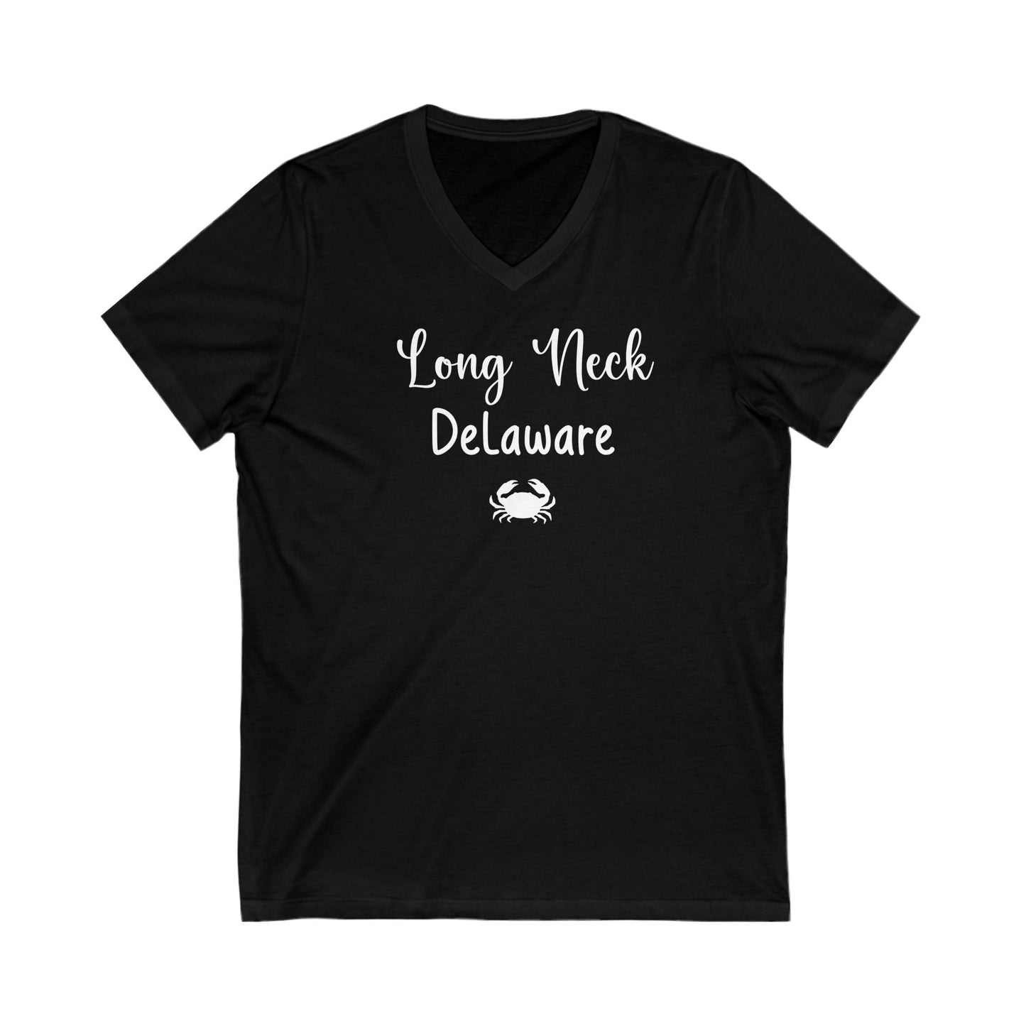 Long Neck Delaware V-Neck Tee, Unisex