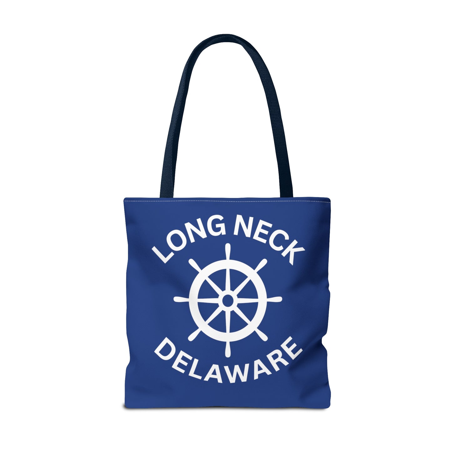 Navy Blue Nautical Tote Bag - Long Neck Delaware