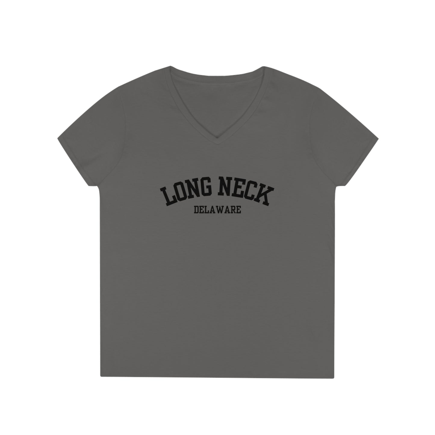 Long Neck, Delaware Ladies' V-Neck T-Shirt