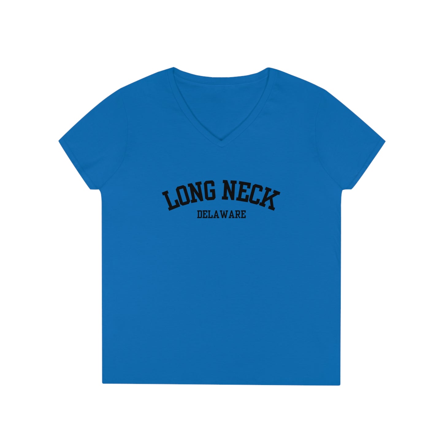 Long Neck, Delaware Ladies' V-Neck T-Shirt