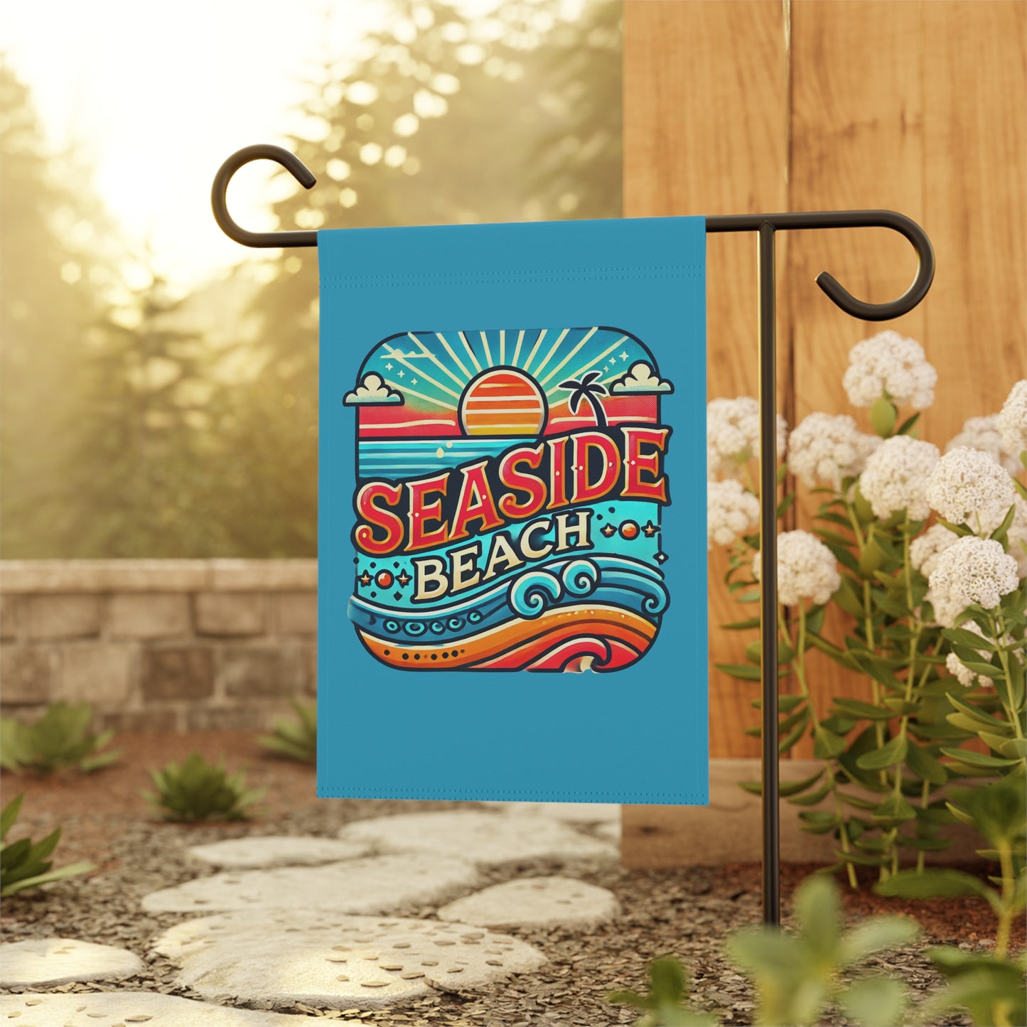 Seaside Beach Long Neck, Delaware Garden & House Banner.