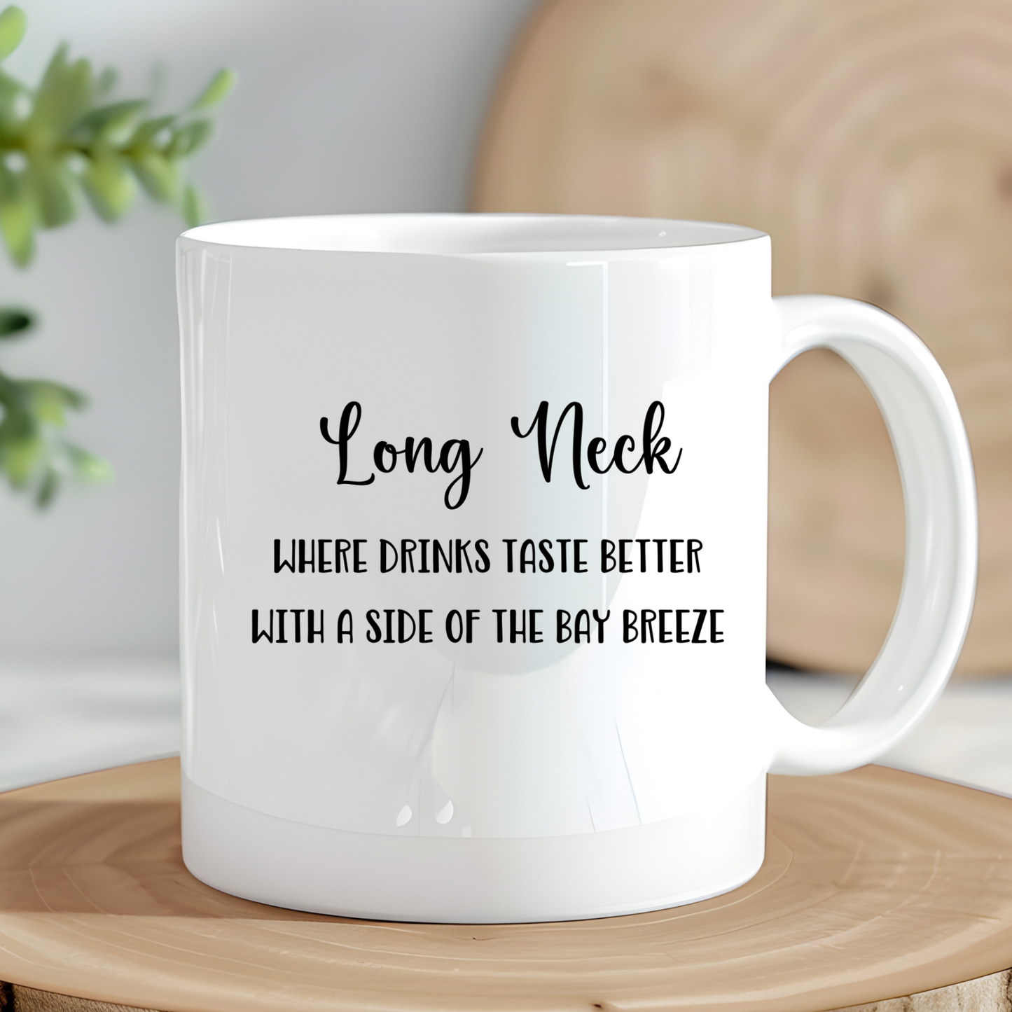 Long Neck, Delaware Coffee Mug - Bay Breeze