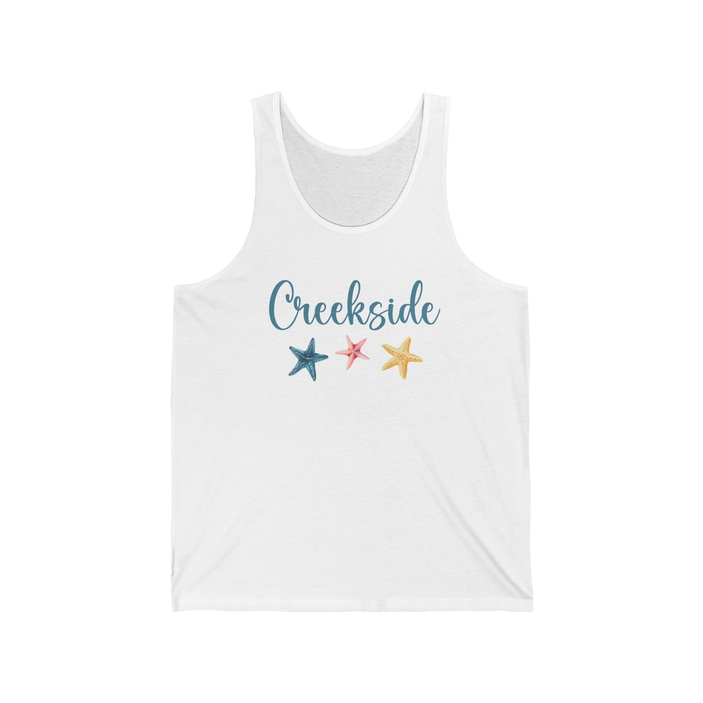 Creekside Starfish Unisex Jersey Tank Top - Summer Vibes, Beachwear