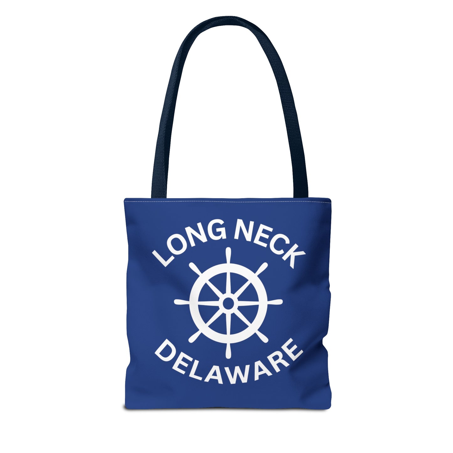 Navy Blue Nautical Tote Bag - Long Neck Delaware