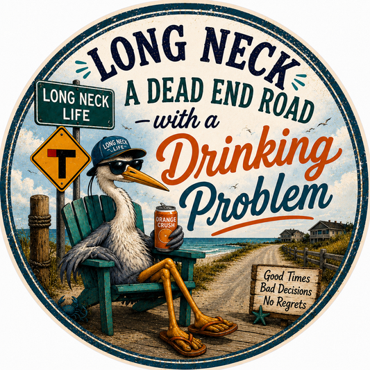 Long Neck Sticker