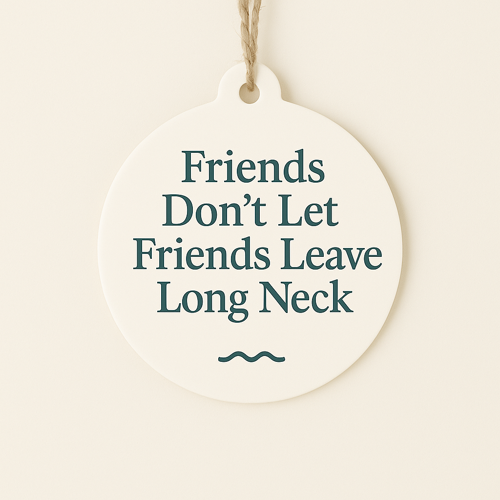 Don't Leave Long Neck, Delaware Ornament