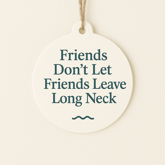 Don't Leave Long Neck, Delaware Ornament