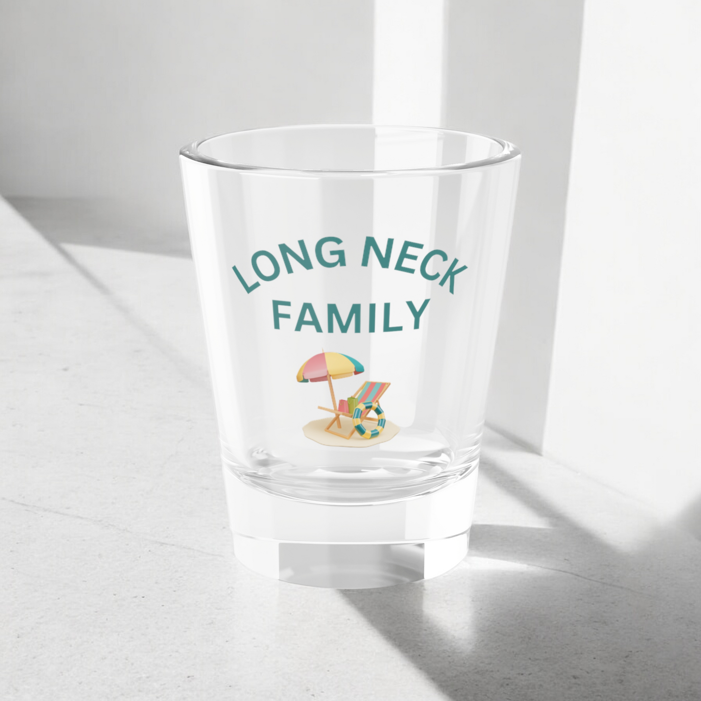 Long Neck Family Shot Glass, 1.5oz