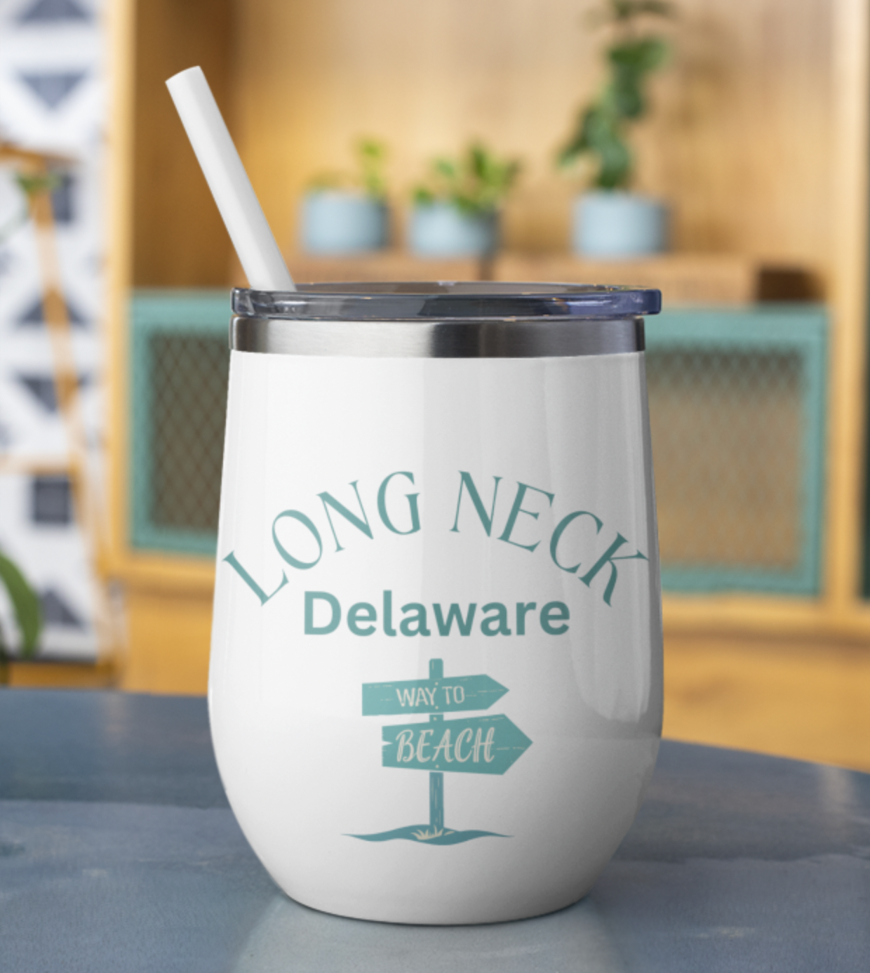 Long Neck, Delaware Chill Wine Tumbler