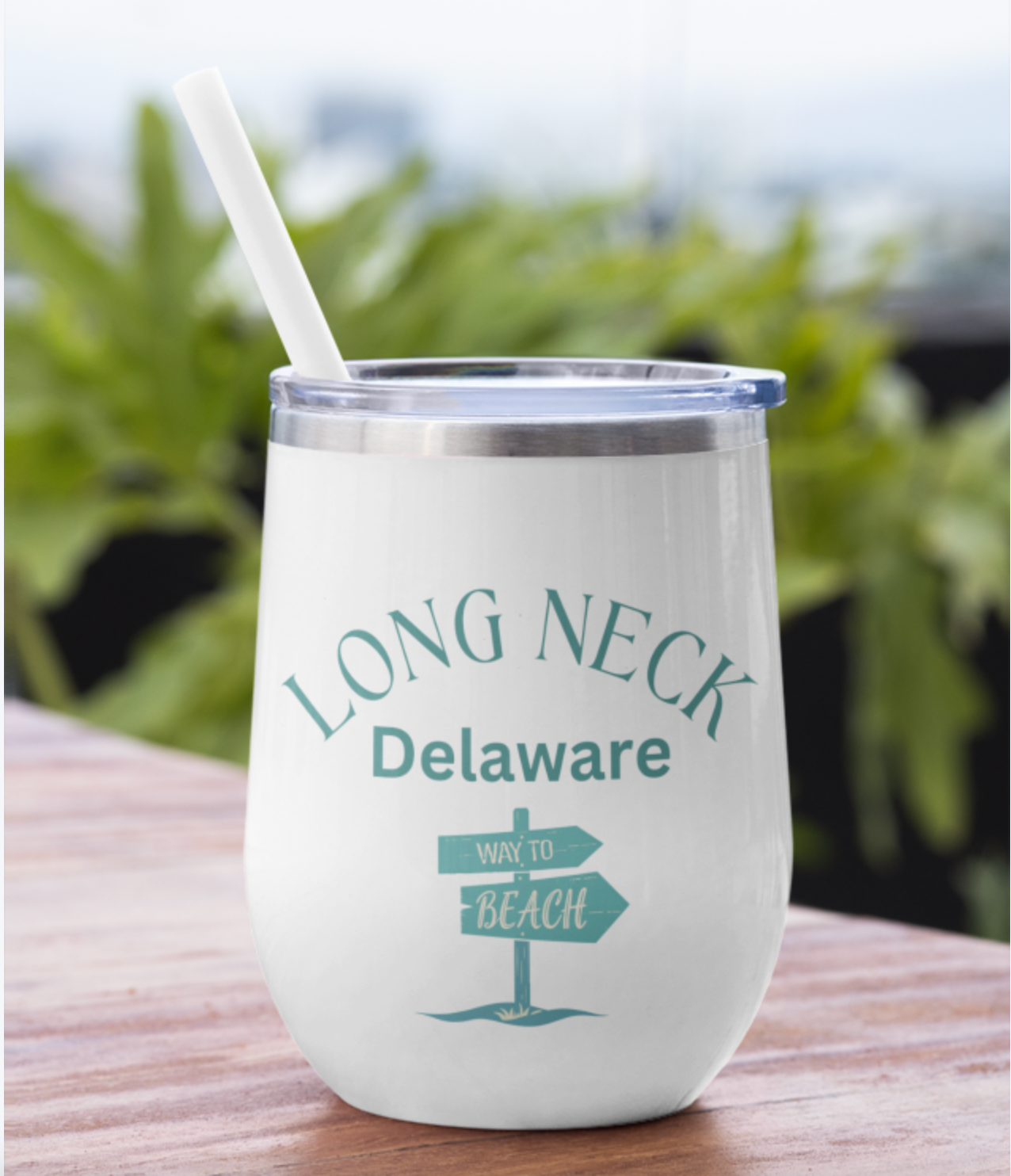 Long Neck, Delaware Chill Wine Tumbler