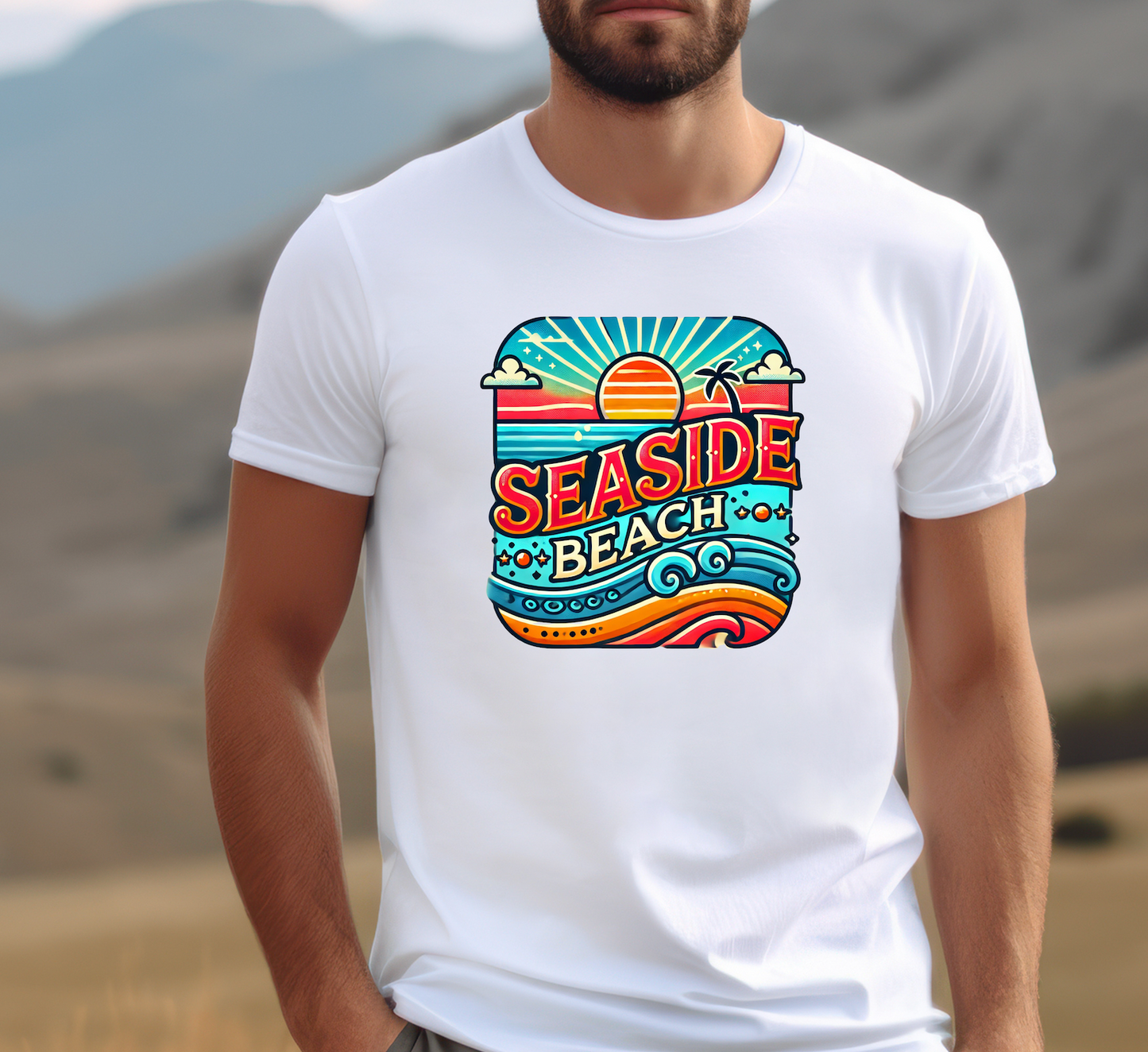 Seaside Beach Long Neck, Delaware Tshirt Unisex.