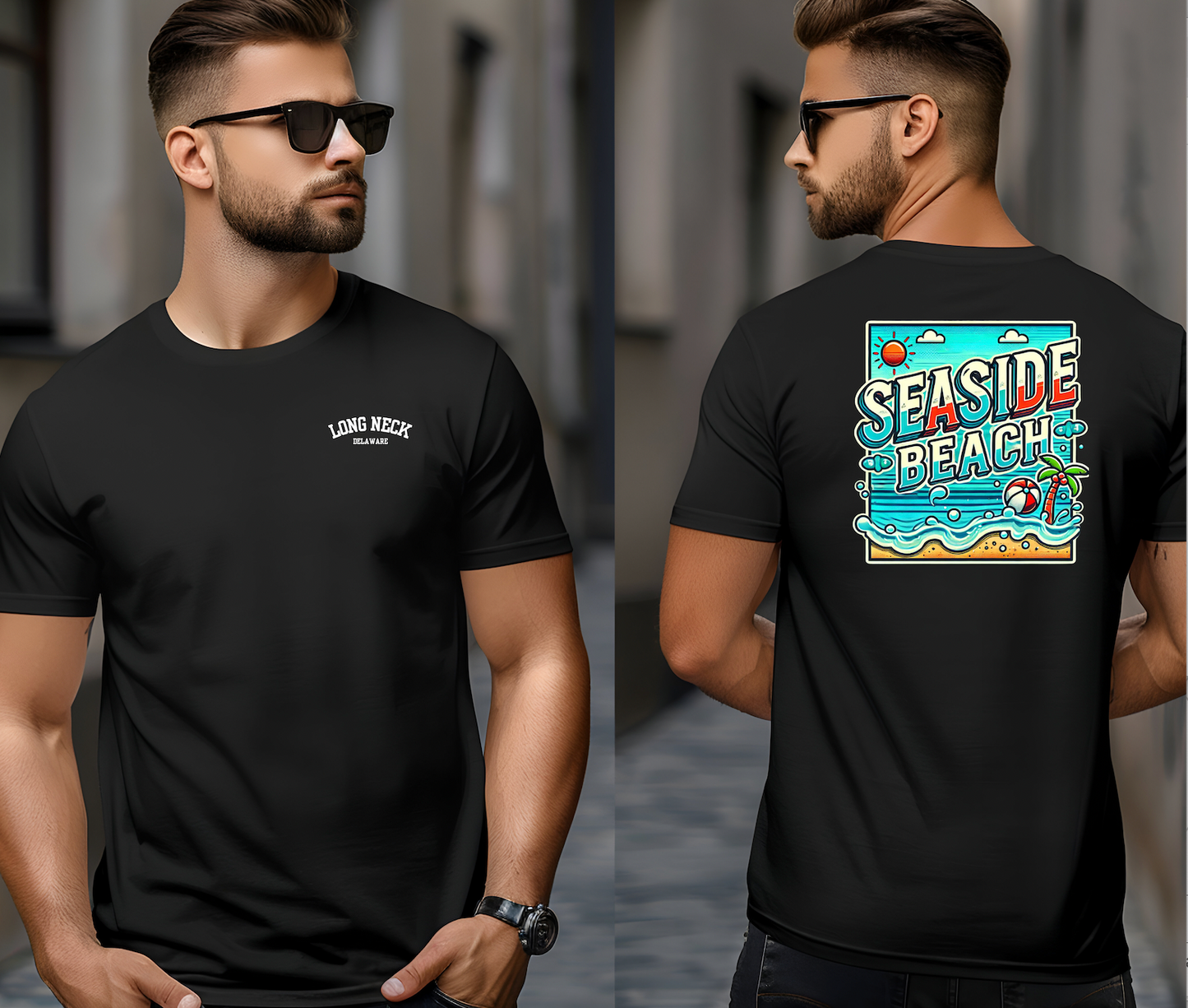 Seaside Beach - Long Neck, Delaware Tshirt