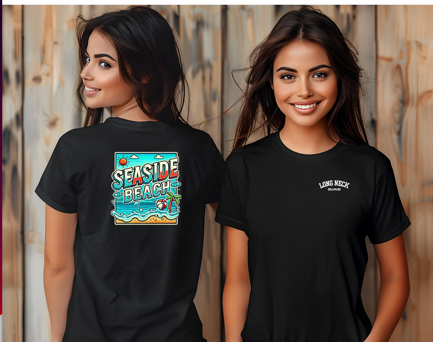 Seaside Beach - Long Neck, Delaware Tshirt