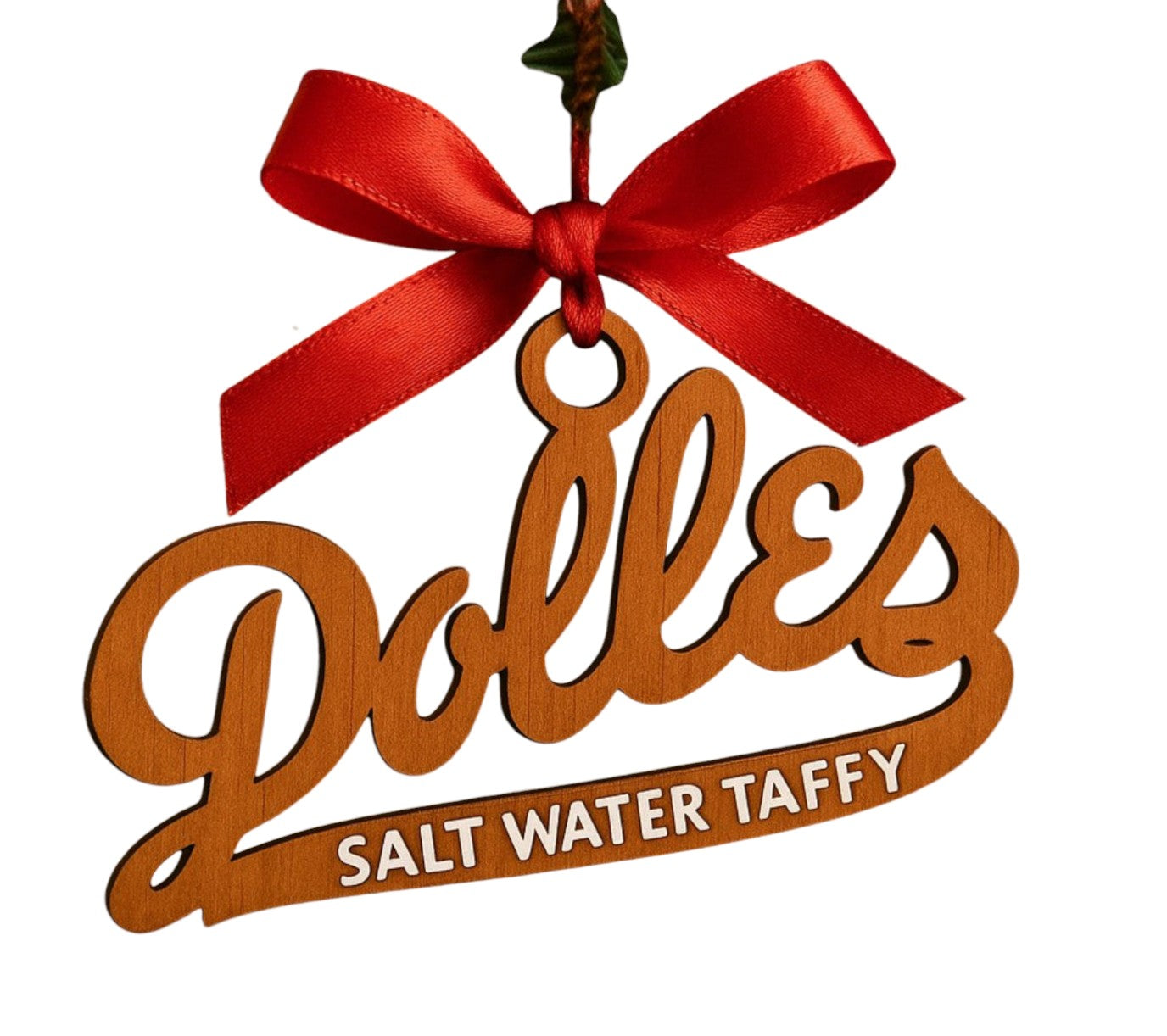 Dolles Rehoboth Beach Christmas Ornament – Wooden Laser Cut Holiday Keepsake – Delaware Beach Landmark Ornament – Coastal Gift