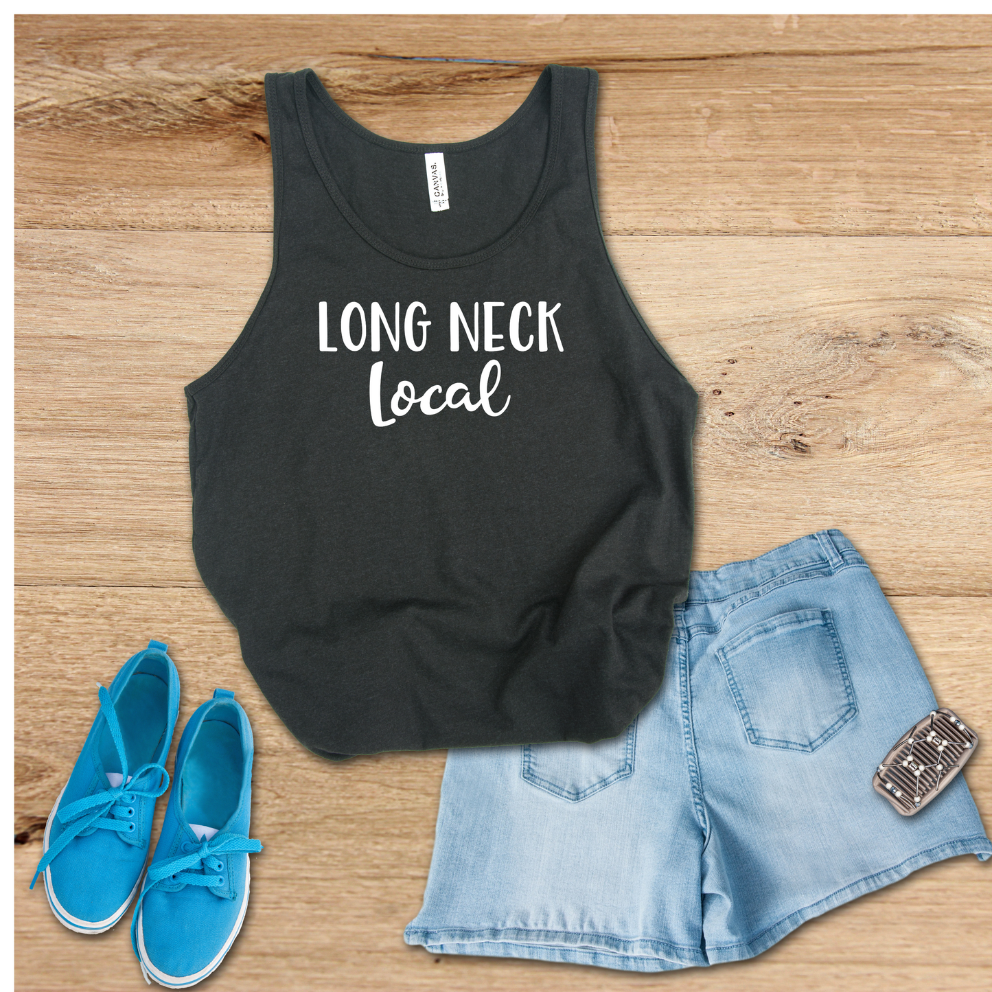 Long Neck Local Unisex Jersey Tank for Men and Women