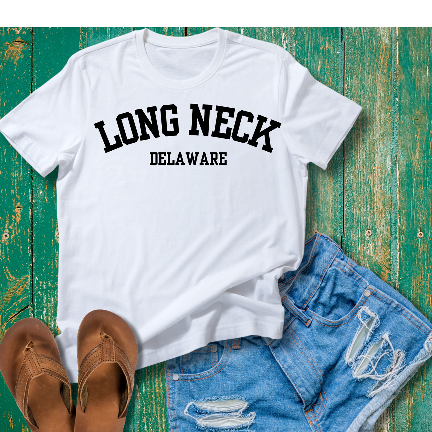 Long Neck, Delaware Tee Shirt Unisex