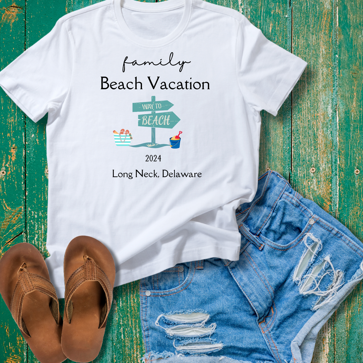 Family Vacation Shirt 2024 Long Neck, Delaware