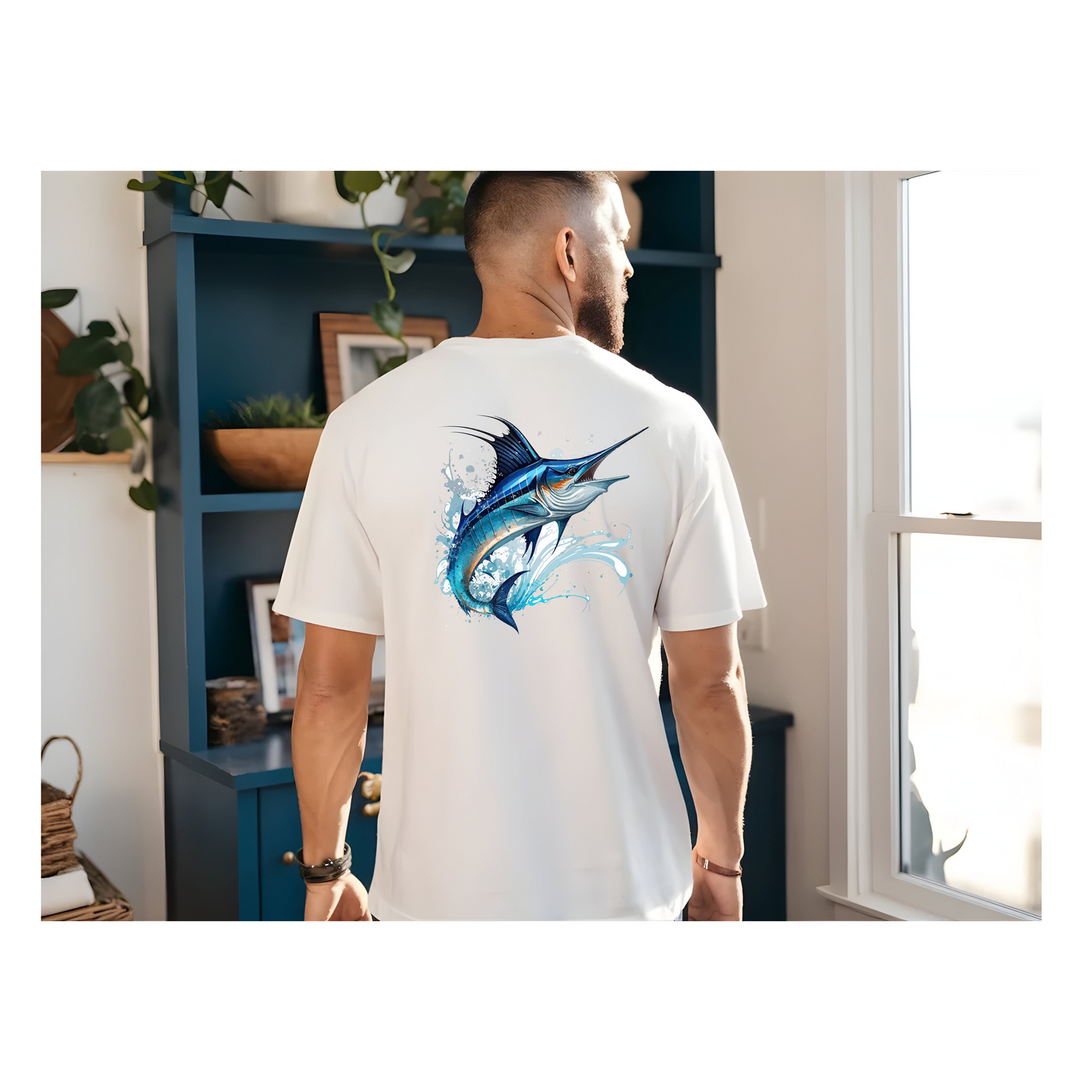 Long Neck Delaware Blue Marlin Tee Shirt Unisex.