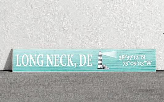 Long Neck DelawareLighthouse Decor, Beach Decoration, Tabletop