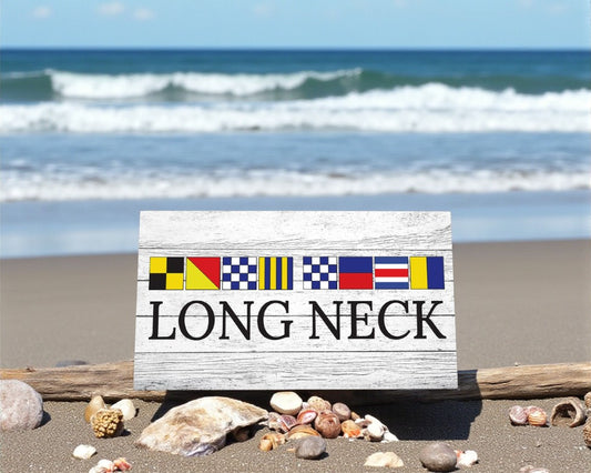 Long Neck Delaware Nautical Sign